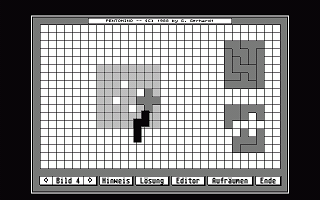 Pentominoes atari screenshot